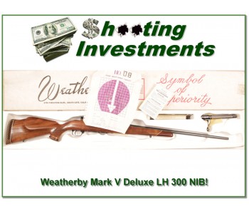 [SOLD] Weatherby Mark V Deluxe LH 300 NIB